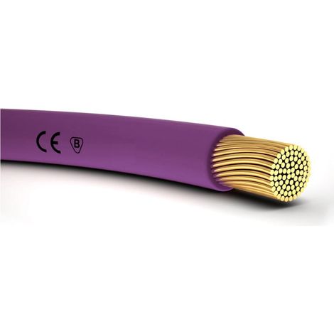 Cable de instalación H05VK LgY 075 morado 100m