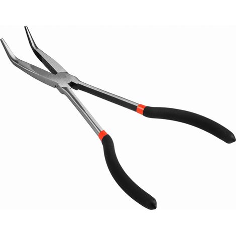 Alicates de punta larga ergonómicos con ángulo de 45°  Kraft&Dele