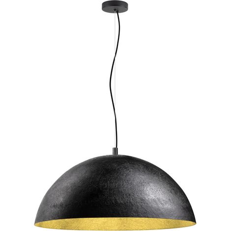Suspension FORCHINI 70 E27 L150 cm 40W noir mat/or mat - SLV - 1008538 (1/4)