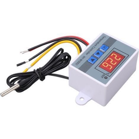 Digitaler Temperaturregler mit Thermostat, Heiz- und Kühlfunktion, wasserdichter Sonde, 10 A, 110–220 V, 1500 W (1/4)