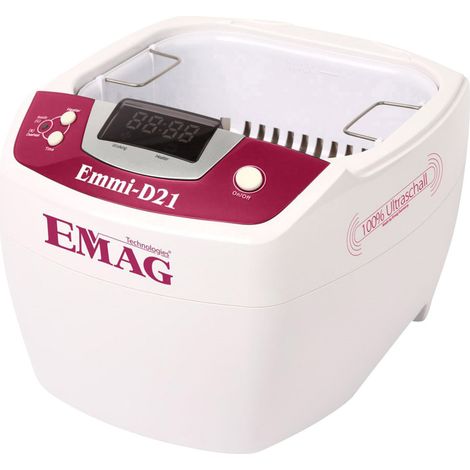 Emag Emmi D21 Ultraschallreiniger  80 W 2 l mit Heizung