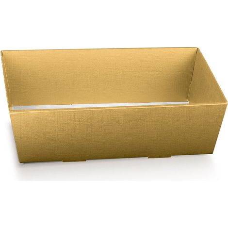 Scotton Vassoio Natale Conico 400 x 300 x 115 Mm Fibra Oro 1 Pz