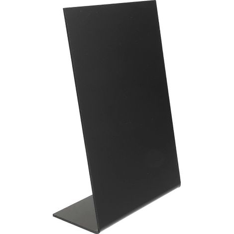 Mini tableau noir pour décoration de mariage ou fête, affichage d'incompatibilité, matériau acrylique noir, 1 pièce (1/5)
