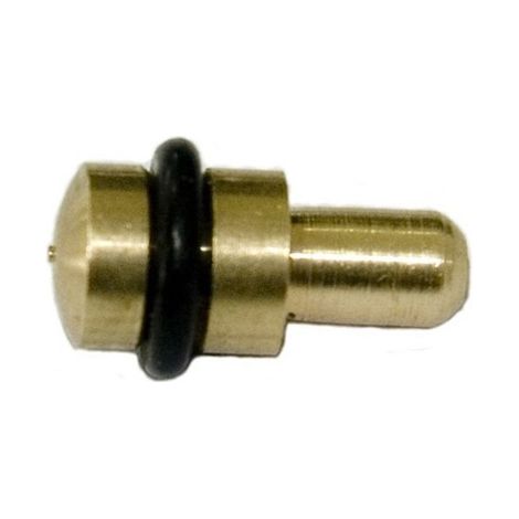 Blister da 4 supporti per ripiani in ottone con rondella in gomma 90355