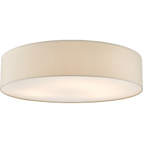 Cierro Diffuseur Cylindrique 6 Lumières Flush Taupe Clair 80cm (1/5)