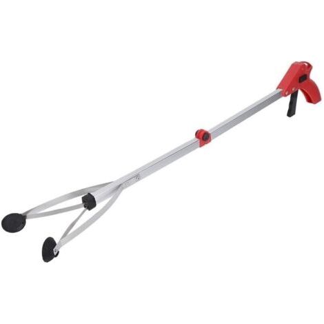 Ramasse-déchets multifonctionnel, 80 cm, en alliage d\'aluminium, léger, extensible, pour ramasser les feuilles tombées ou les ordures, pour nettoyer les routes du jardin (1/4)