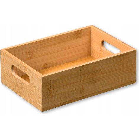 Scatola portaoggetti kesper bamboo storage box FSC resistente 24x16,5 cm (1/2)