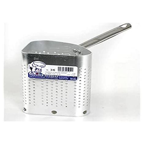 Agnelli Colapasta Spicchio Alto 1/2 in Alluminio Ø36 cm – Colapasta Professionale per Cucina (1/2)