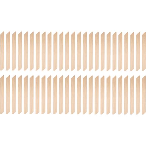 50 pièces Spatules en Bois pour Cire Épilation Visage Corps Jamais Bras Outil Professionnel (1/5)