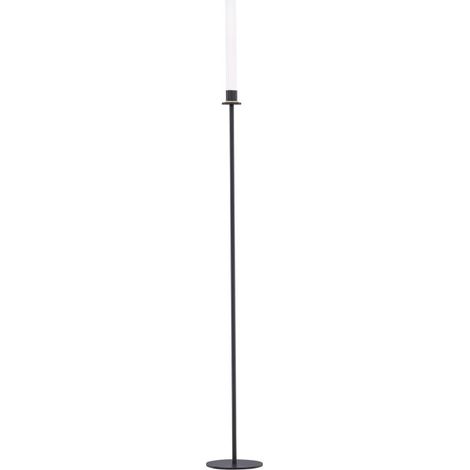 Bougeoir à LED en Métal "Hogehall" 102cm Noir (1/5)