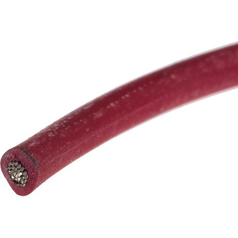 Câble pour environnement difficile RS PRO, 1 mm², +180°C max, Caoutchouc silicone Rouge, 100m ( Prix pour Bobine de 100 Mètres ) (1/3)