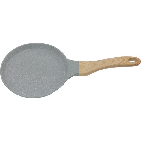 Antihaft-Bratpfanne, grün, aus glänzender Aluminiumlegierung, Frühstückspfanne mit ergonomischem Griff für die Küche, 28 cm/11 Zoll (1/5)