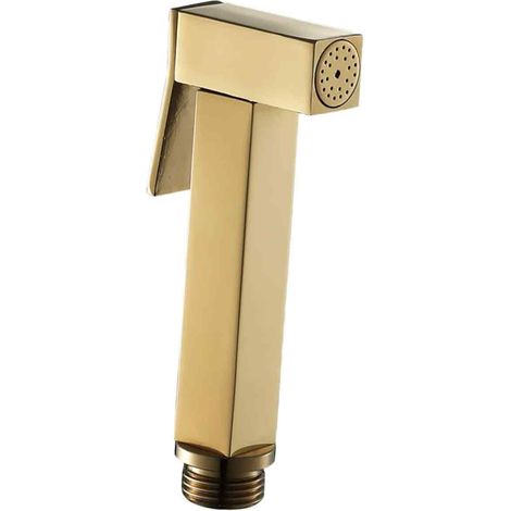 Bidet-Sprühkopf – Gold – Massives Messing – Kaltwasser – Rostfrei – Hohe Qualität (1/5)
