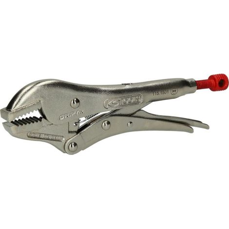 KS Tools Gripzange, gerade Backen, 28,5mm, L=175mm - 115.1501