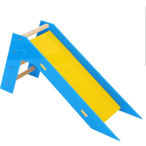 Jeu d'escalade, toboggan et puzzle interactif pour perroquets, destiné à l'entraînement des compétences. Fournitures non toxiques. (1/5)