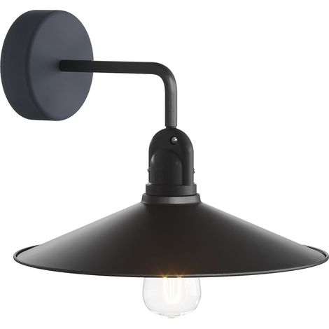 Fermaluce EIVA con estensione a L, paralume Swing e portalampada IP65 waterproof