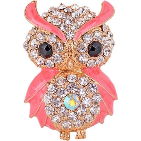 Porte-clés Porte-clés Hibou, Rouge, (1/3)