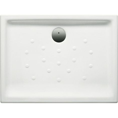 Roca – Receveur de douche rectangulaire en porcelaine antidérapante 1000x700 mm – Installation encastrée – Surface plane pour sécurité (1/2)