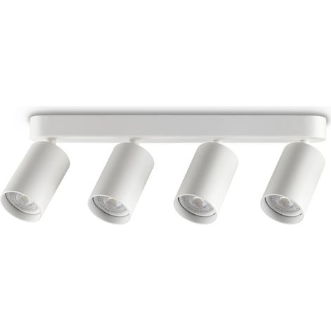 Ideal Lux Plafoniera moderna DYNAMITE 4 luci GU10 bianca metallo (1/3)