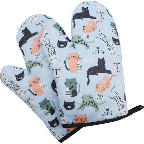 Gants de cuisine chauds, résistants à la chaleur et respirants, 1 paire (1/5)