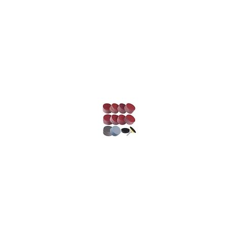 Disque Abrasif - Oxyde D Aluminium - 50 mm - Rouge - Lot De 300 (1/5)