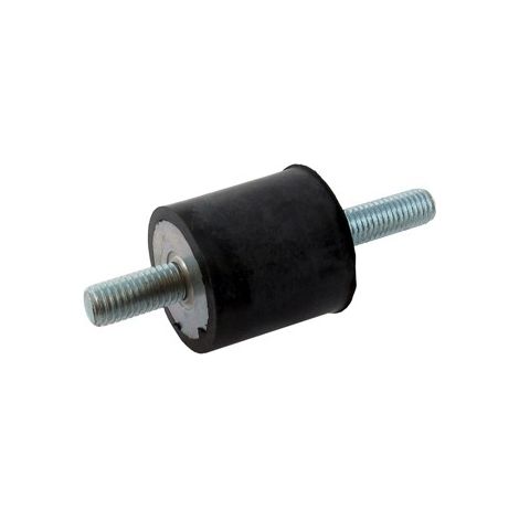 Silent bloc mâle/mâle 30 mm – Type M8 – Longueur 20/30 mm – Accessoire pour tronçonneuse – Couleur noire (1/3)