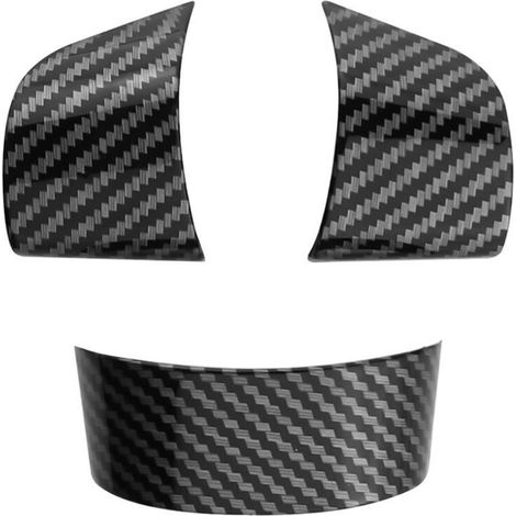 Carbon fiber adhesive trim for Ford Focus 2005-2014 steering wheel button panel - AquaForge (1/5)