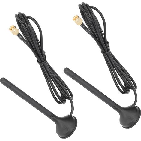 Lot de 2 antennes magnétiques XPGSM007 700-2700MHz 3.5dBi pour routeur 4G, machine publicitaire et distributeur automatique (1/5)