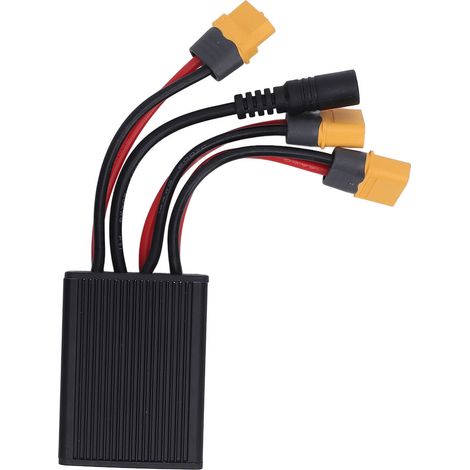 Convertisseur de décharge de batterie double électrique 20 V à 72 V 30 A avec commutateur et équilibreur pour double batterie et port de charge pour modification (1/5)