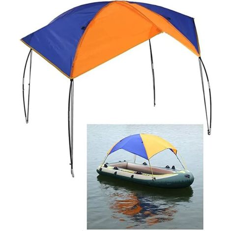 Pare-soleil gonflable pour bateau, auvent de voile, bâche de protection pour auvent, tente de pêche. (1/5)