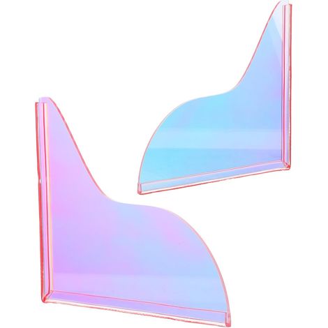 INOOMP 1 paire de protections anti-éclaboussures en acrylique pour lavabos et douches , auto-adhésiv (1/5)