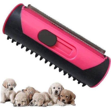 Brosse de toilettage pour animaux, peigne éliminateur de poils, brosse 3 en 1 pour chiens, chats et vêtements (1/5)