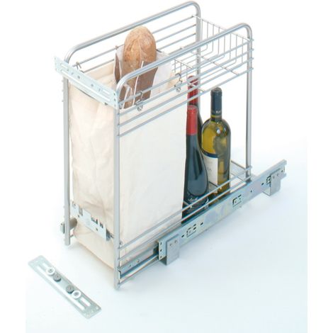 Panier de pain et bouteille 335mm gris - HAFELE - 548.02.930