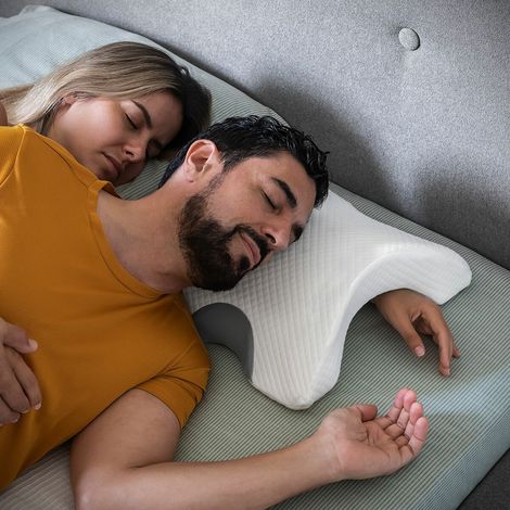 Oreiller cervical viscoélastique pour couples Cozzy InnovaGoods-AquaForge