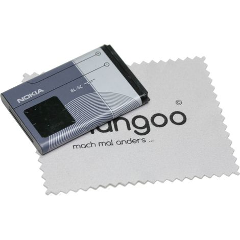 Batterie pour d'origine Nokia BL-5C Li-ION pour Nokia 2710N, 2730C, 3100, 3109C, 3110C, 3110e, 3120, 3555, 3650, 3660 avec Chiff
