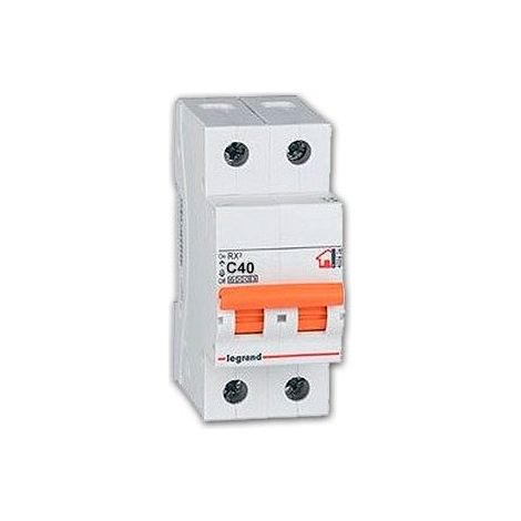Interruptor magnetotérmico vivienda Legrand 419930 RX3 1P+N 6KA 40A