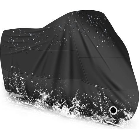 Housse de Protection pour Moto imperméable, résistant au Froid et intempéries 210T (M-200x90x100cm) (1/5)