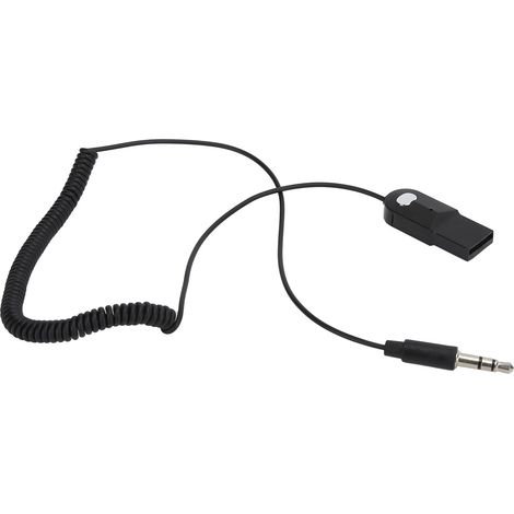 Adaptateur audio Bluetooth pour câble AUX, prise jack 3,5 mm, récepteur Bluetooth 5.0, adaptateur audio pour haut-parleur