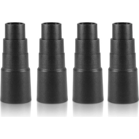 Adaptateur de tuyau d'aspirateur pour aspirateurs d'atelier universels de 25 à 42 mm, connecteur d'extrémité de tuyau pour aspirateur, ponceuse, scie sauteuse, perceuse d'établi (4 pièces) (1/4)