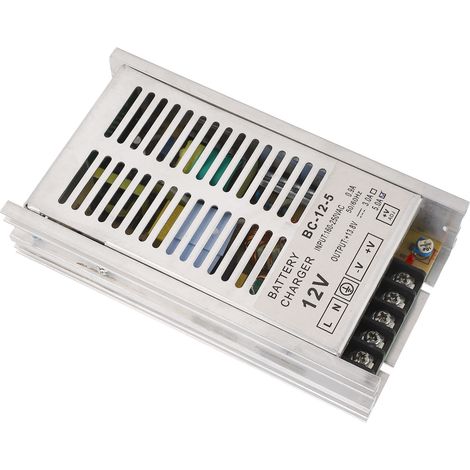 Chargeur de batterie pour groupe électrogène, sortie 12 V 5 A, entrée CA 160-250 V 0,9 A, charge d'entretien automatique (1/5)