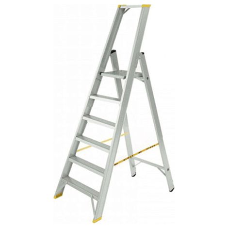 Stehleiter 6 Stufen - Maximale Arbeitshöhe 3.26m - 9306 (1/8)
