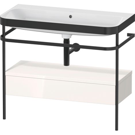 Duravit Happy D.2 Plus c-bonded Set avec console métallique et