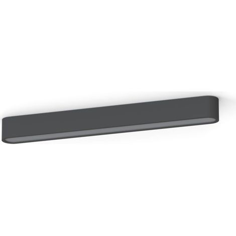 Plafoniera soffitto LED Nowodvorski Soft 7527 grafite T8 (1/4)