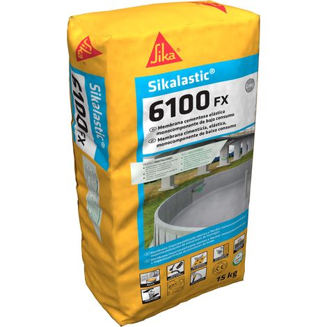 Sikalastic 6100 FX Saco 15KG Gris