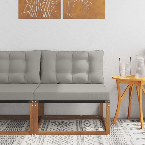 Outdoor Mittelsofa Massivholz Akazie Natur (1/5)