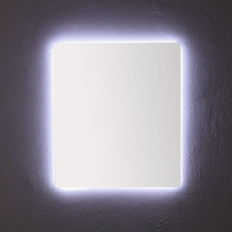 Spiegel Badezimmer 80x70 cm mit LED-Hintergrundbeleuchtung (1/5)