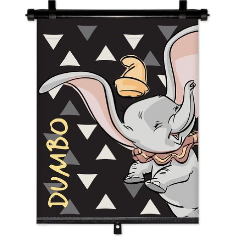 Disney Dumbo Rückziehbarer Auto-Sonnenschutz, einfach zu installieren