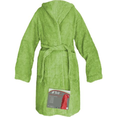 ACCAPPATOIO HI TECH © BIMBO bambino RAGAZZO IN SPUGNA di puro cotone MADE IN ITALY VERDE NEW 4 ANNI