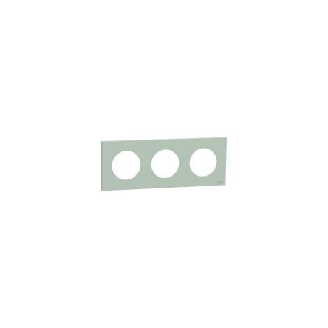 Placca interruttore Schneider Electric odace triple sistema regolazione