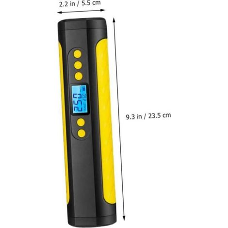 1pc gonfleur Mini pneu gonfleur pompe sans fil gonfleur pompe voiture pneu pompe à Air ABS gonflable (1/4)